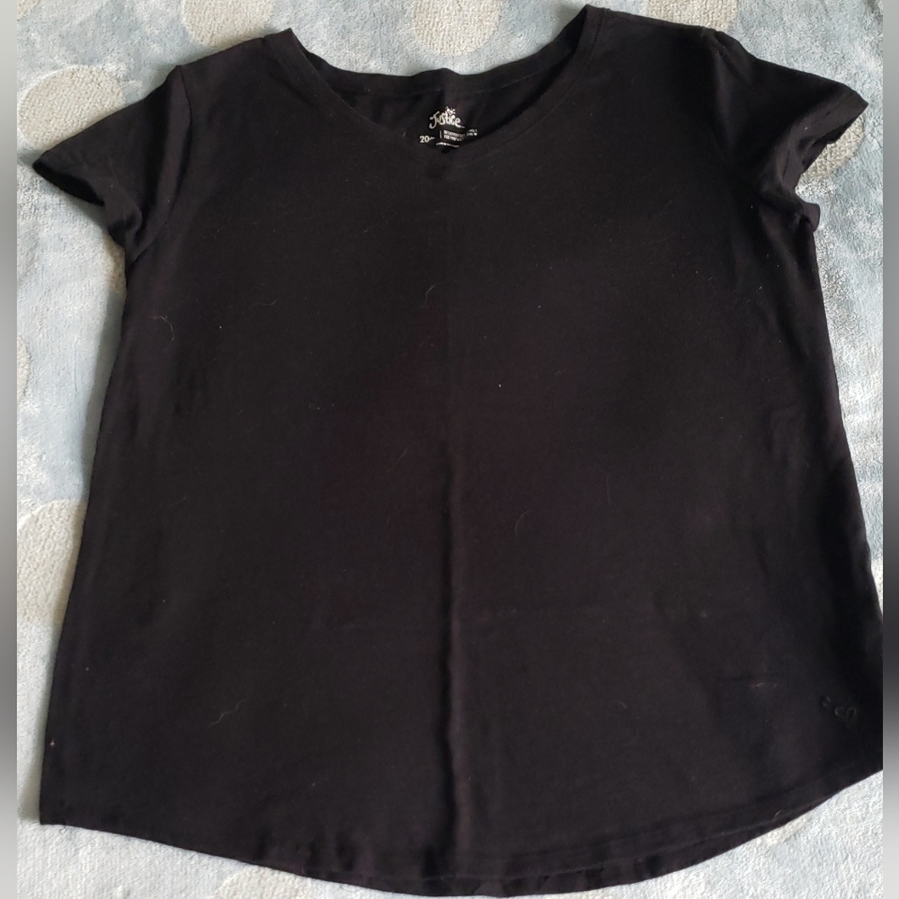 Original Justice Girls V-neck Tee Size 20 Plus